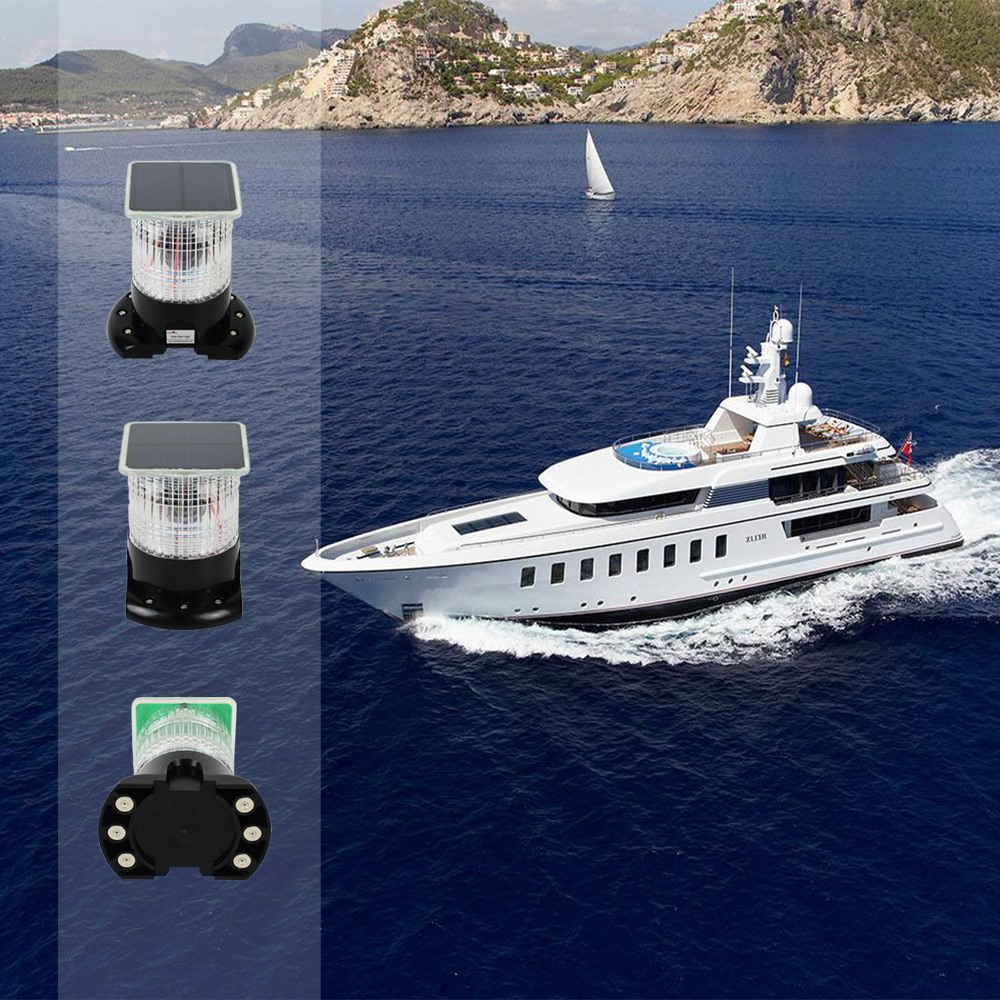 Solar Marine Led Navigation Lights 3500K Led Mast Light Sailboat