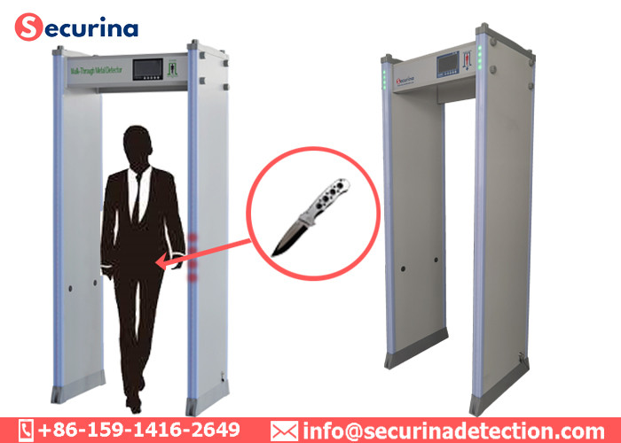 45 Pinpoint Zones Security Walk Through Metal Detector With IP65 Weather Proof