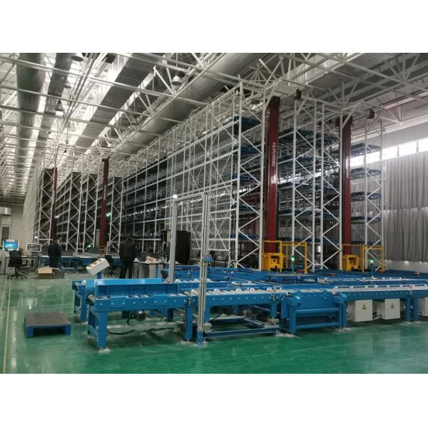 Quality High Speed Electric Powered Stacker Palletizing Robot Stacker Crane Overload Protection for sale