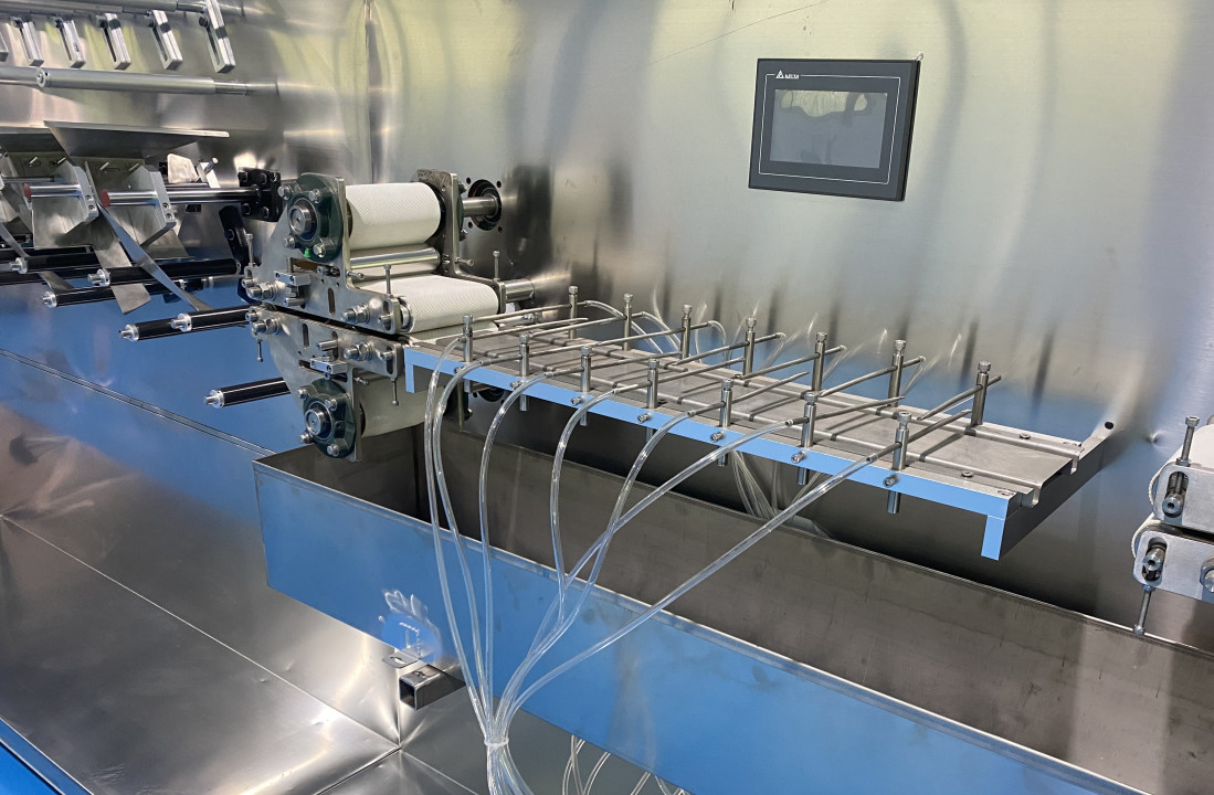 300 Cut / Min SS304 Stainless Steel Quality Wet Wipes Packing Machine Automatic For 30-120 PCS Pack