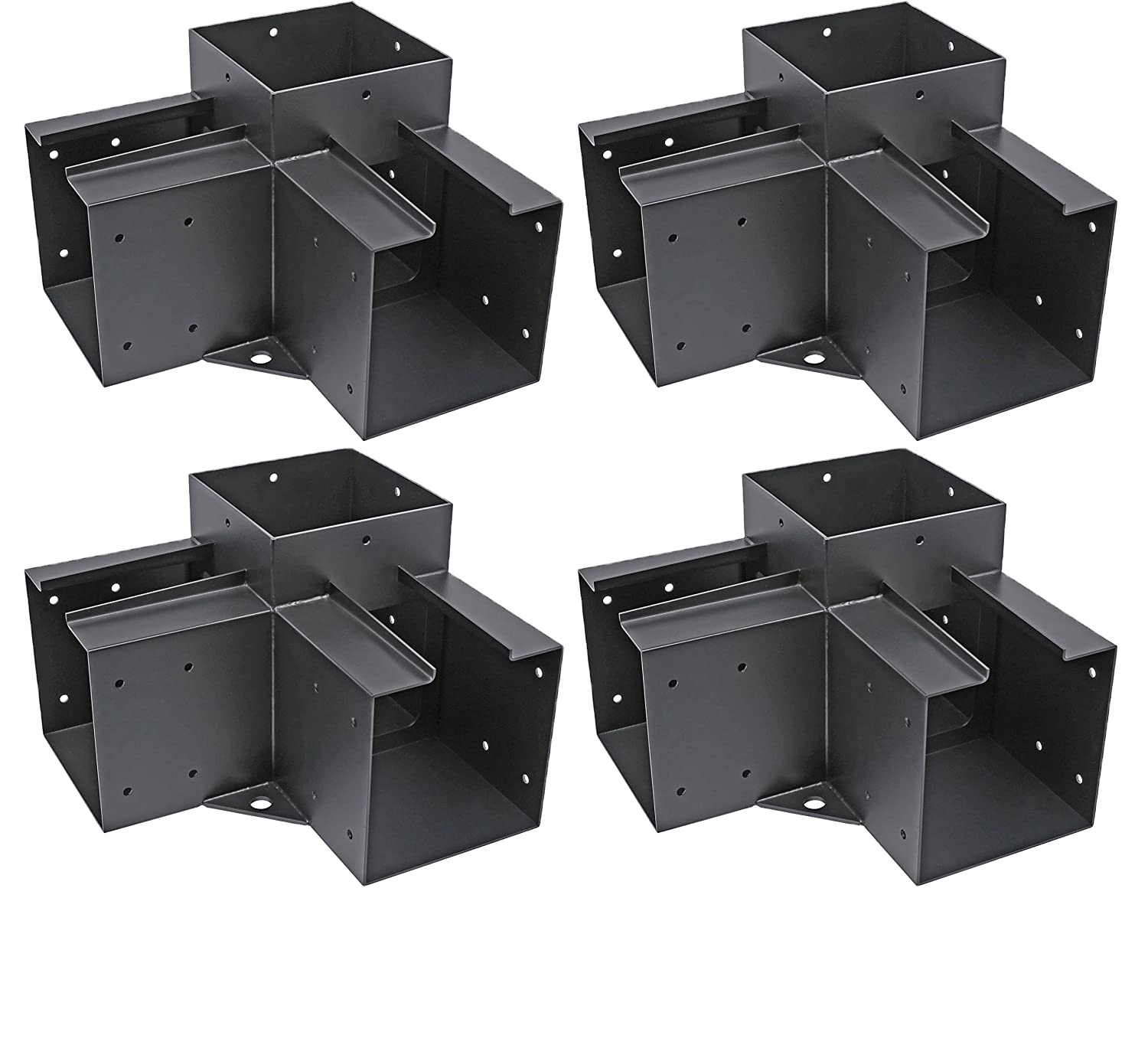 Stamping Punching Bending Process 90 Degree Right Angle Brackets for Outdoor Pergolas