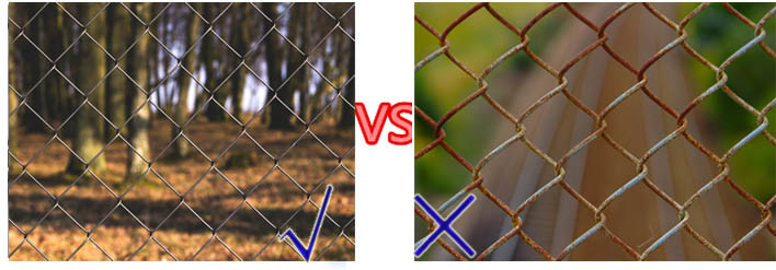 2.4M height x 10M Length Gal Chain Link/cyclone fence/hurricane fence