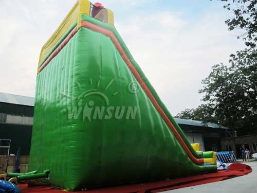 0.9mm PVC Inflatable Dry Slide , Commercial Grade Inflatable Slip And Slide