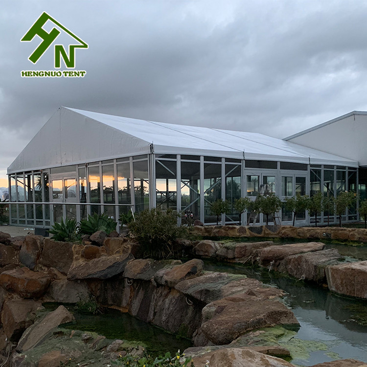 Australia 10x15m 100-150 Person Glass Marquee Tent Side Walls Included