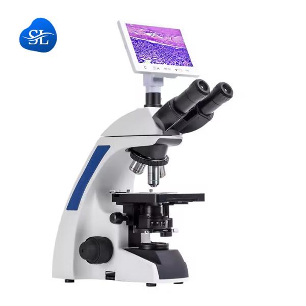 TV Head Built-in 0.3X Reducing Mirror Binocular Microscope for School Lab