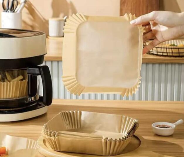 Cooking Disposable Square Air Fryer Parchment Paper Non Stick Waterproof