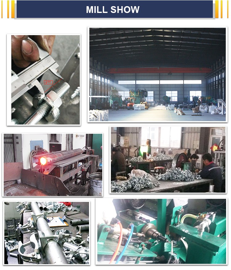 Q235B Material Greenhouse steel Scaffolding Tube Clamp Traditional