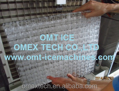 High Efficiency Commercial Ice Cube Maker 4000kg 24hrs Easy Cleaning