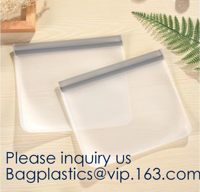 Reusable Transparent PVC Colored Bubble Zip lockk Bag,Eva/pe/pvc Zip lockk Frosted Biodegradable Clear Cellphone Garment Bag