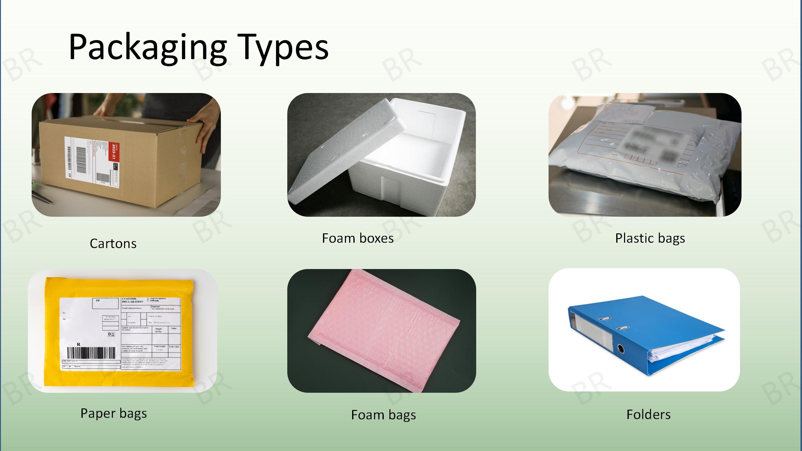 100x150 Size Logistics and Express Sheet 50*37*24mm Box Gauge for Packaging Labels