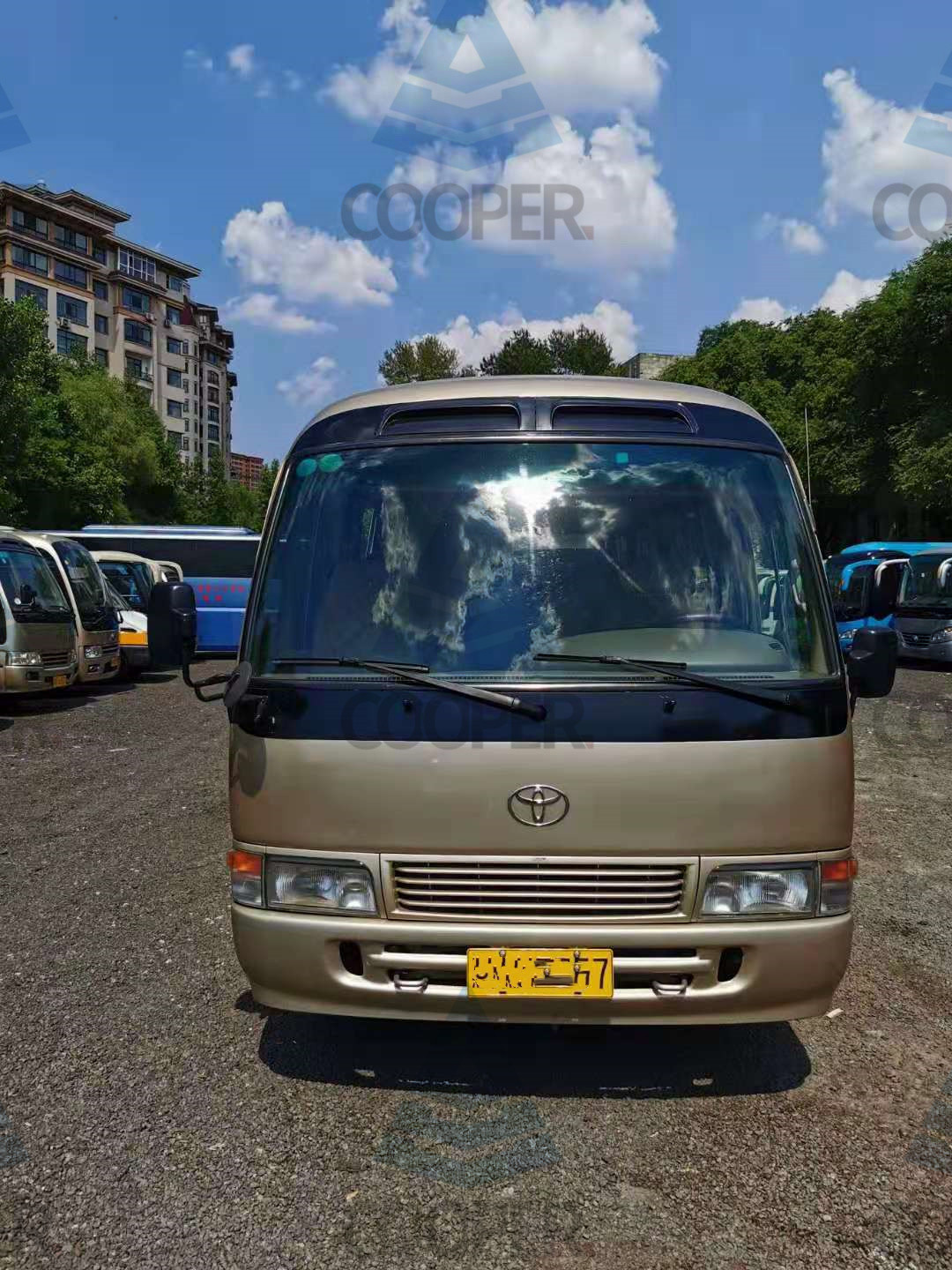 23-29 Seats Used Toyota Bus Toyota Coaster Used Bus With Luxury Inner Decoration