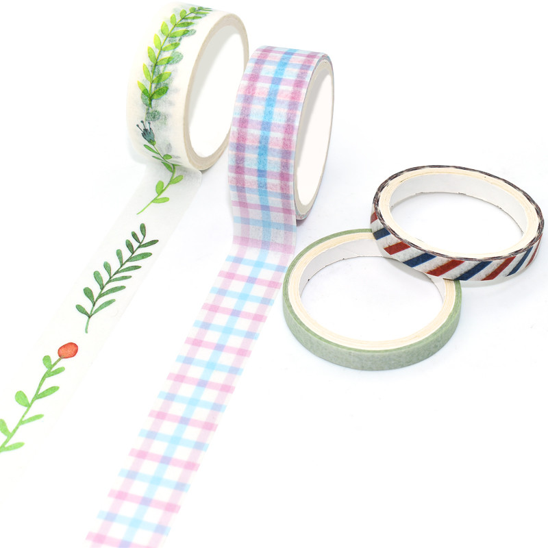 Custom Japanese Printed Washi Tape Colored Masking Tape