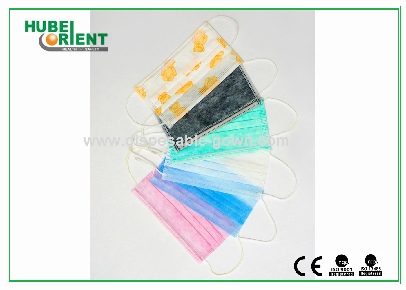 Surgical Breathable Disposable Face Mask 2 Ply 3 Ply for Hospital