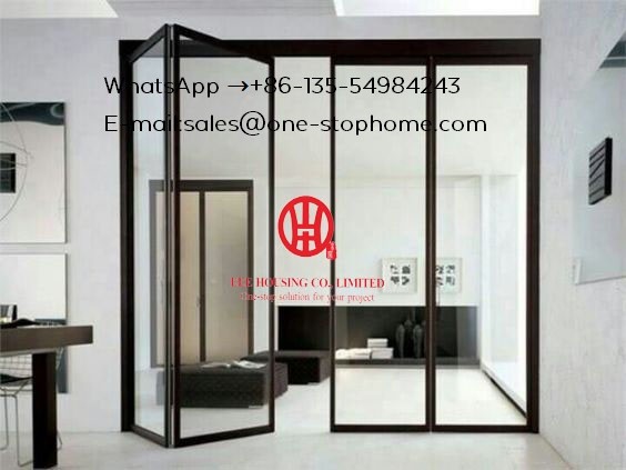 Glass Folding Door/Aluminium double glazed windows and doors comply with Australian & New Zealand standards