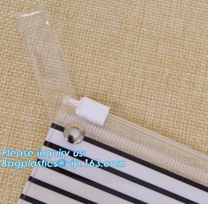 Plastic Bag OEM Custom PVC Loop Handle Image Printed Plastic Shopping Bag,Promotional Clear Waterproof Plastic Cosmetic