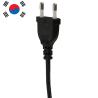Buy cheap Customization 2.5A 250V Korea Standard laptop electric ac Power Cable 2pin hair from wholesalers