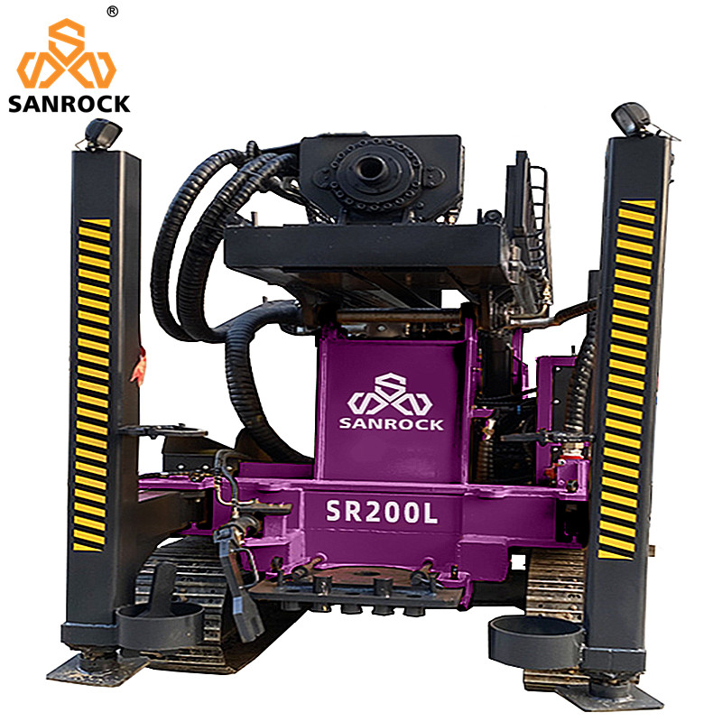 Lifting Force 15T Crawler Water Well Drilling Rig Hydraulic Borehole Drilling Machine with Yuchai Engine