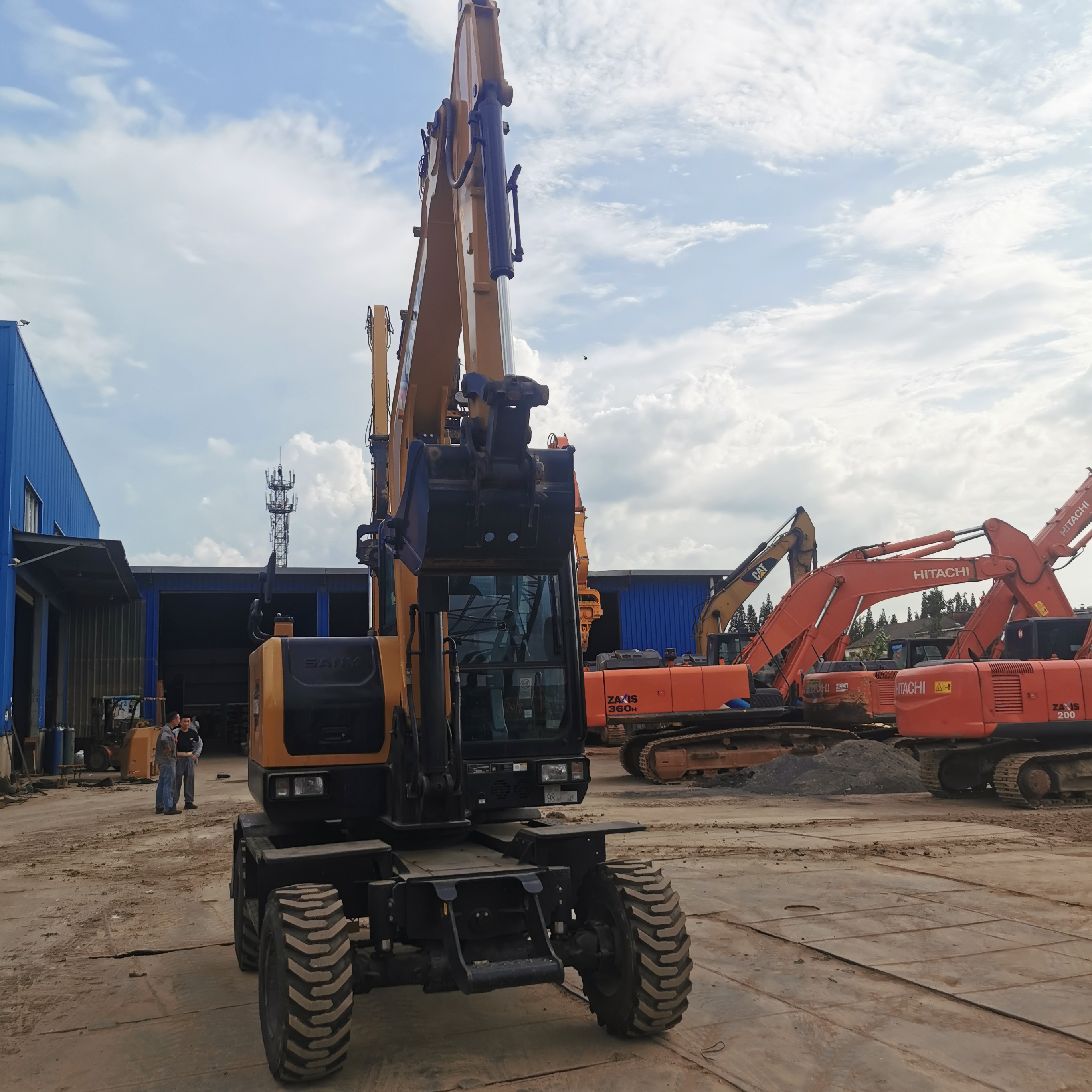 Sany Excavator SY65W-S Equipped with Original Hydraulic Valve and 0.25m3 Bucket Capacity