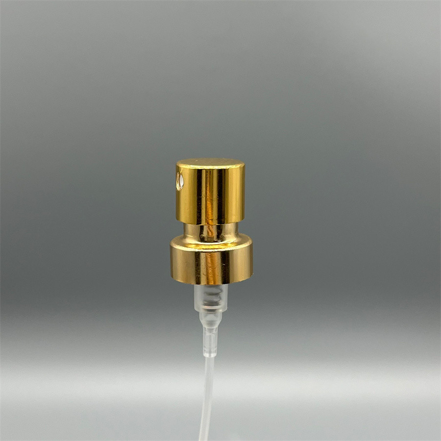 Golden Fragrance Dispenser Perfume Pump With Cap Chic Scent Diffuser For Any Occasion