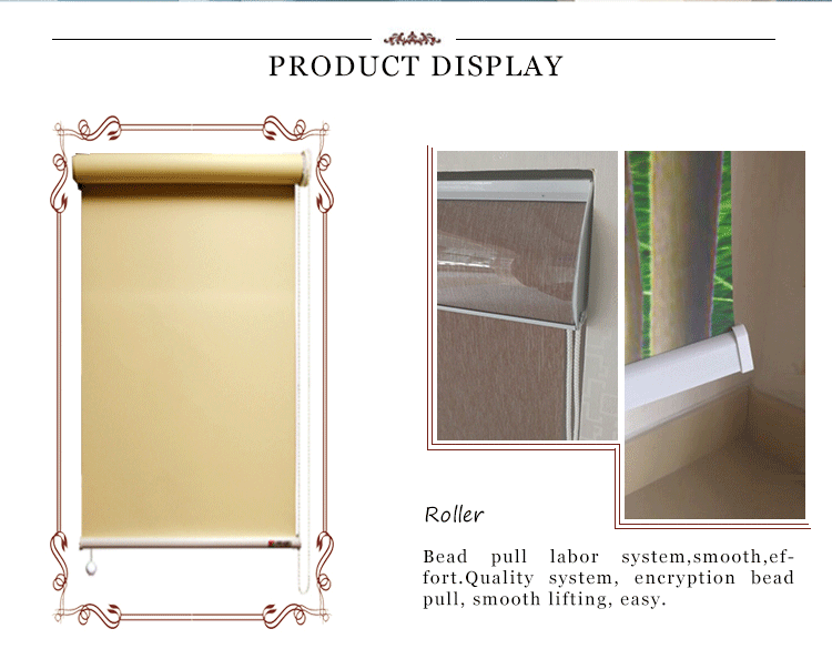 popular 100% polyester roller blinds plastic chain motorised roller blinds very low price roller blinds fabric