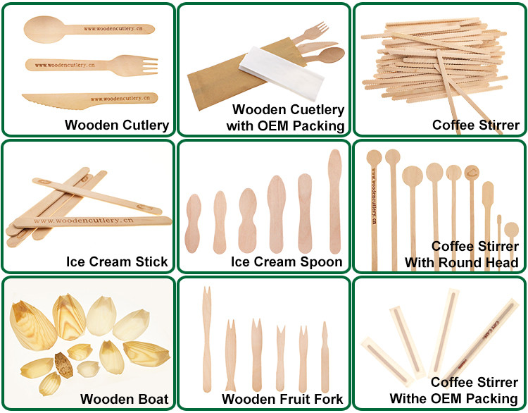 160mm Small Round Biodegradable Wooden Spoons Environmental Protection