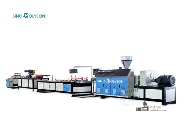 CE ISO Certified SJZ-80/156 Conical Twin Screw Extruder for PVC Wall Panel Production
