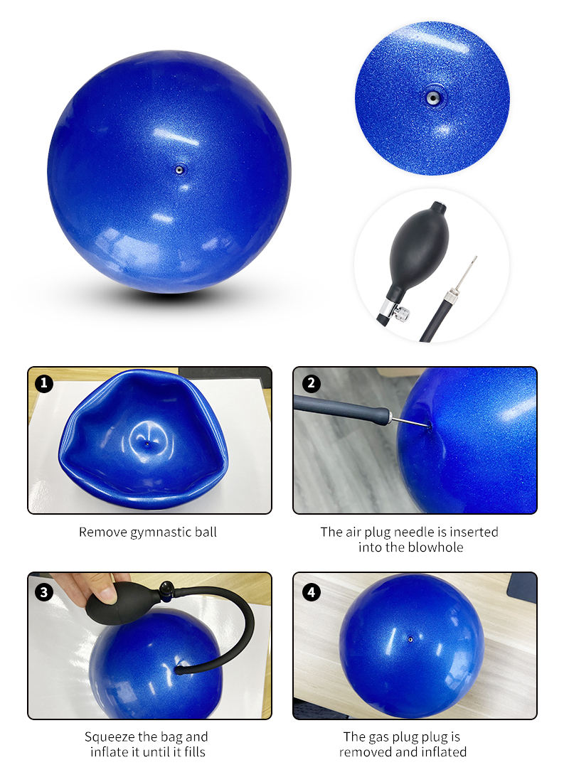 5.9inch Pvc Balance Ball Colorful Custom Logo Exercise Rhythmic Gymnastics Ball