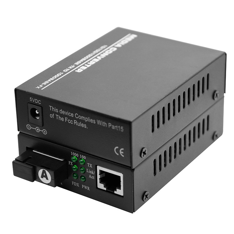 10/100/1000Mbps Fiber media converter