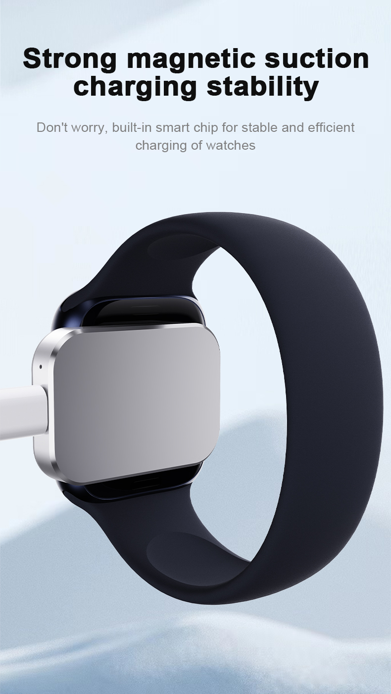 Portable Wireless Charger Type-C Magnetic Charger for Smart Watch Input 5V/1A Output 5V3A /9V2.25A/12V1.67A