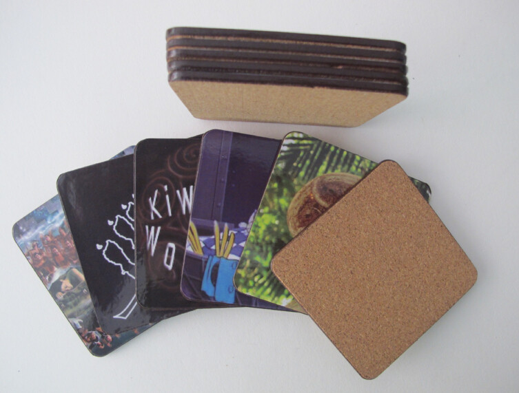 Cheap promotional gifts Mdf cork coaster Customized size and printed logo