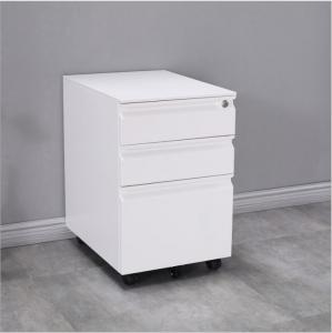  Foldable SS301 Steel File Cabinets , ISO14001 3 Drawer File Cabinet With Lock Manufactures