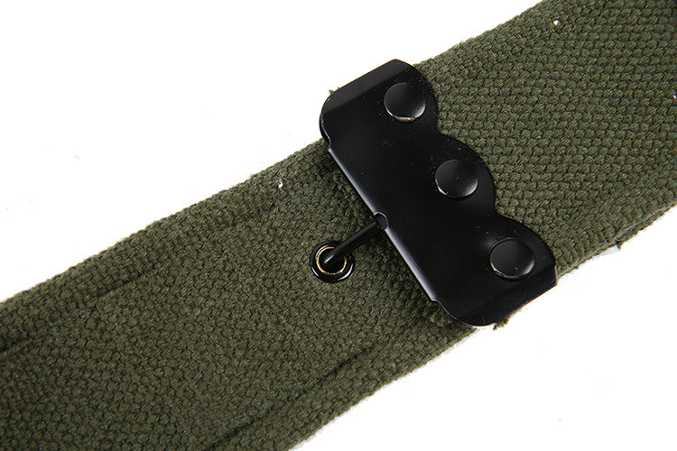 Cotton Army Elastic Belt Womens Military Elastic Waist Belt For Dresses