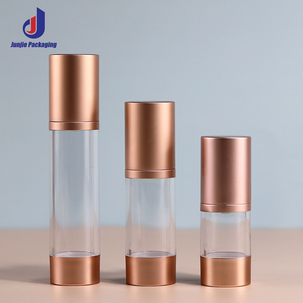 Luxury Airless Cosmetic Bottles Customized Containers For Skin Care Products