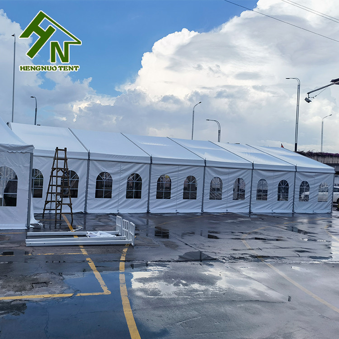Fire Retardant Clear Wedding Marquee 1500 Sqm Heavy Duty 10x20 Canopy With Sides