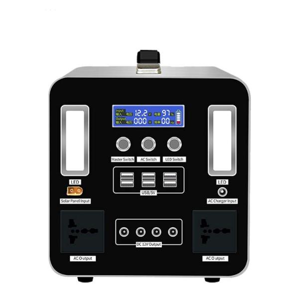 1000W solar energy system power station lifepo4 energy system storage portable
