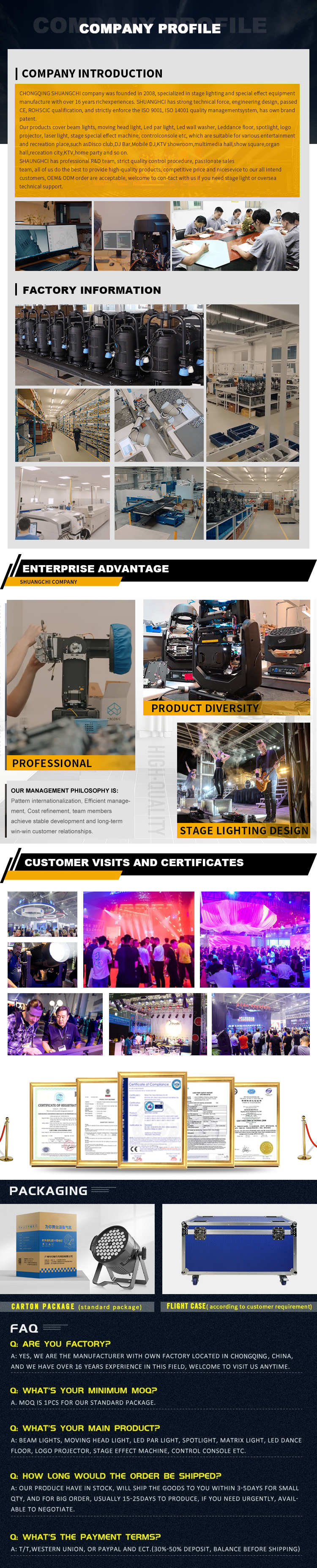 50000 Hours Working Lifetime RGB Wash Light Slim LED Par Can Stage Lights for Stage