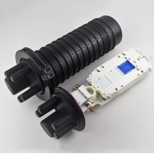 IP68 2 Trays Fiber Optic Splitter Closure Outdoor FTTH Box Wall Mounted