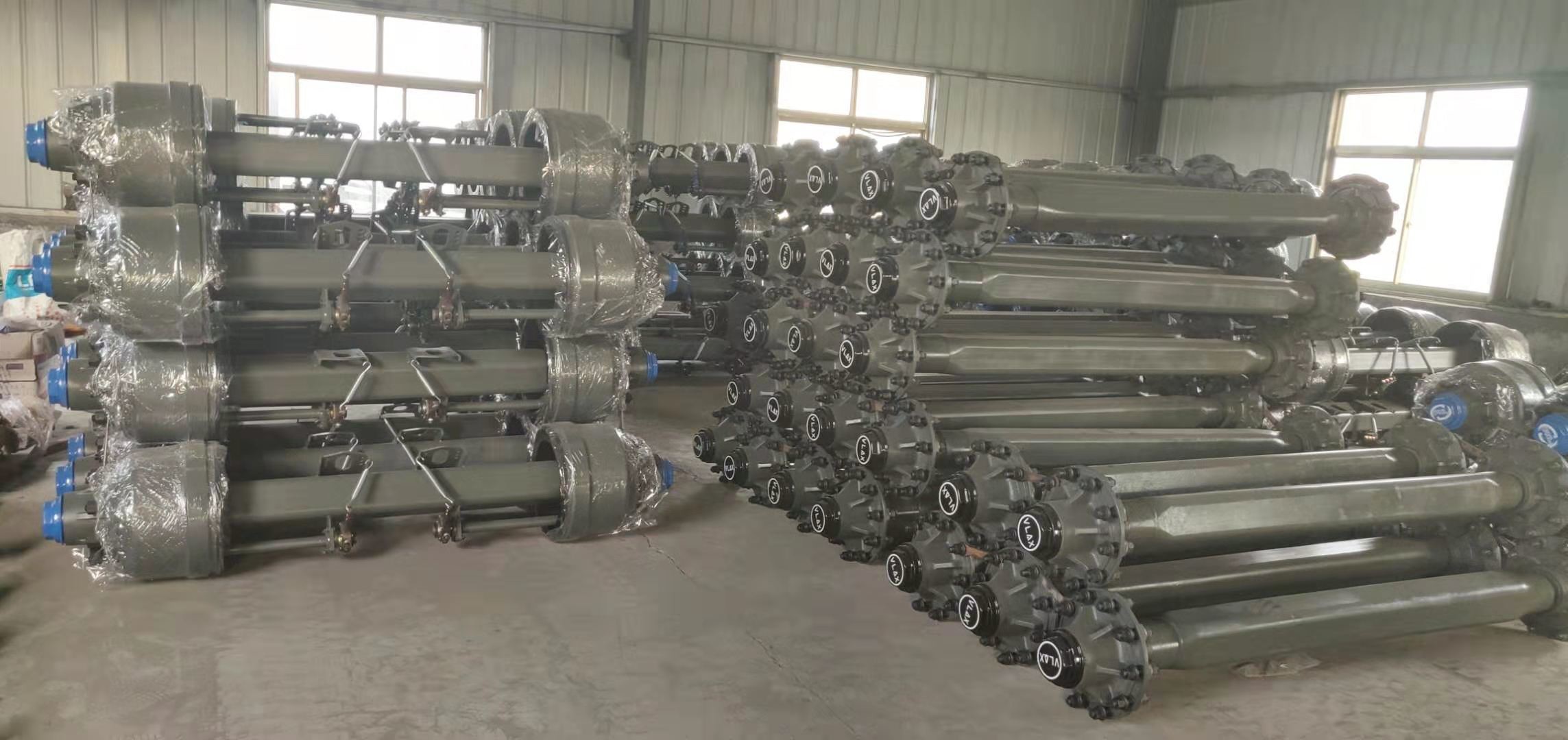 Fuwa 13 T Axle Trailer Chassis Parts For Semi Trailer And Truck