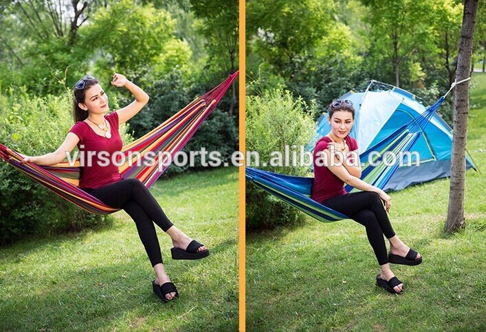 Virson Hot Sell Outdoor Parachute Hammock Swing with carry bag