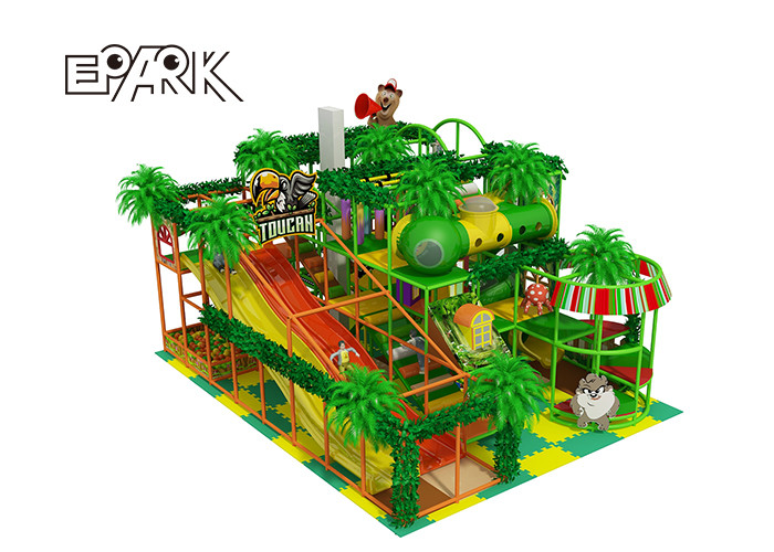 Amusement Soft Playground Equipment Kids Play Game Green Forest Castle
