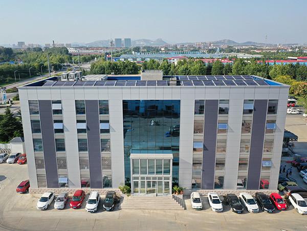 International Standard Prefab Commercial Office Building Painted / Hot Dip