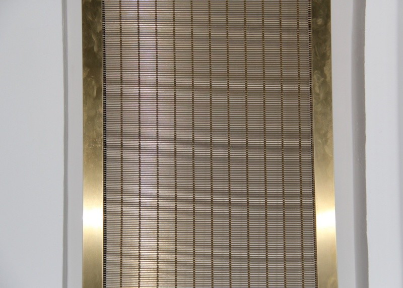 Brass Crimped Woven Wire Mesh Crimped Wire Mesh Decoration Wire Mesh