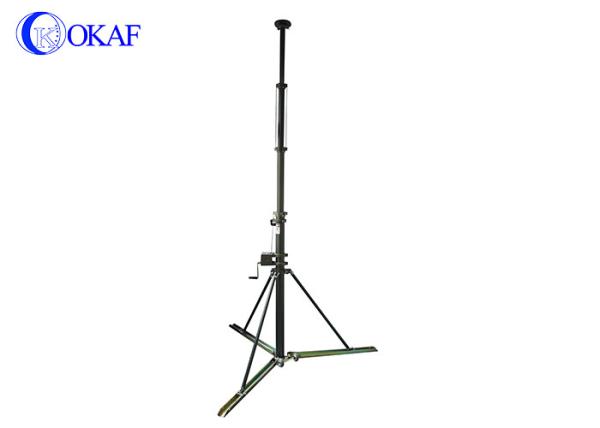Quality Telescopic Mast Pole 5m Crank Up Communication Tower Tripod Mast for sale