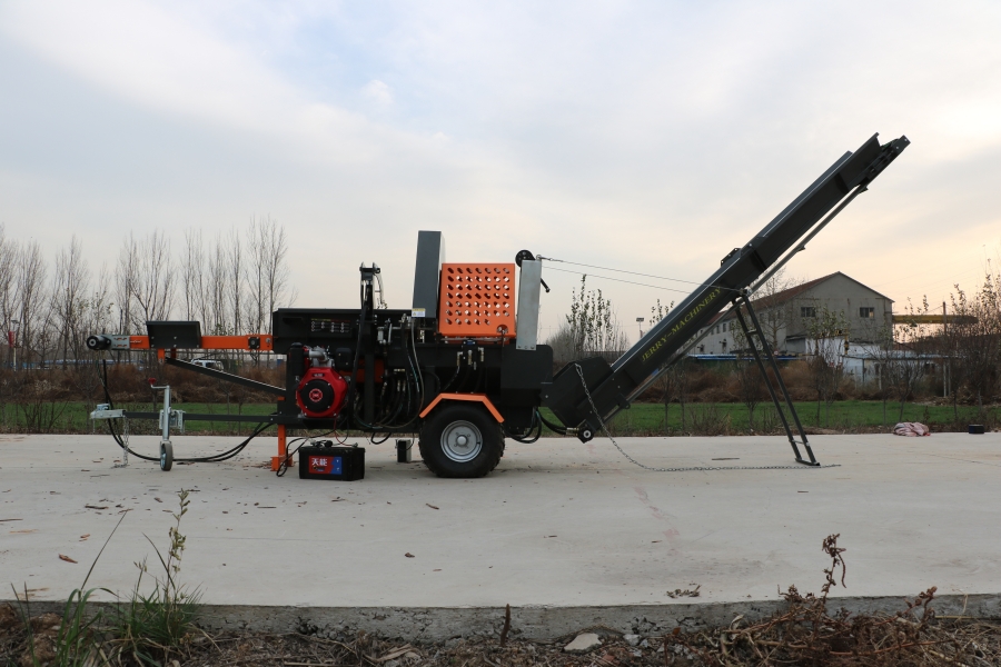Firewood Processing Made Easy with this Gasoline Firewood Splitter