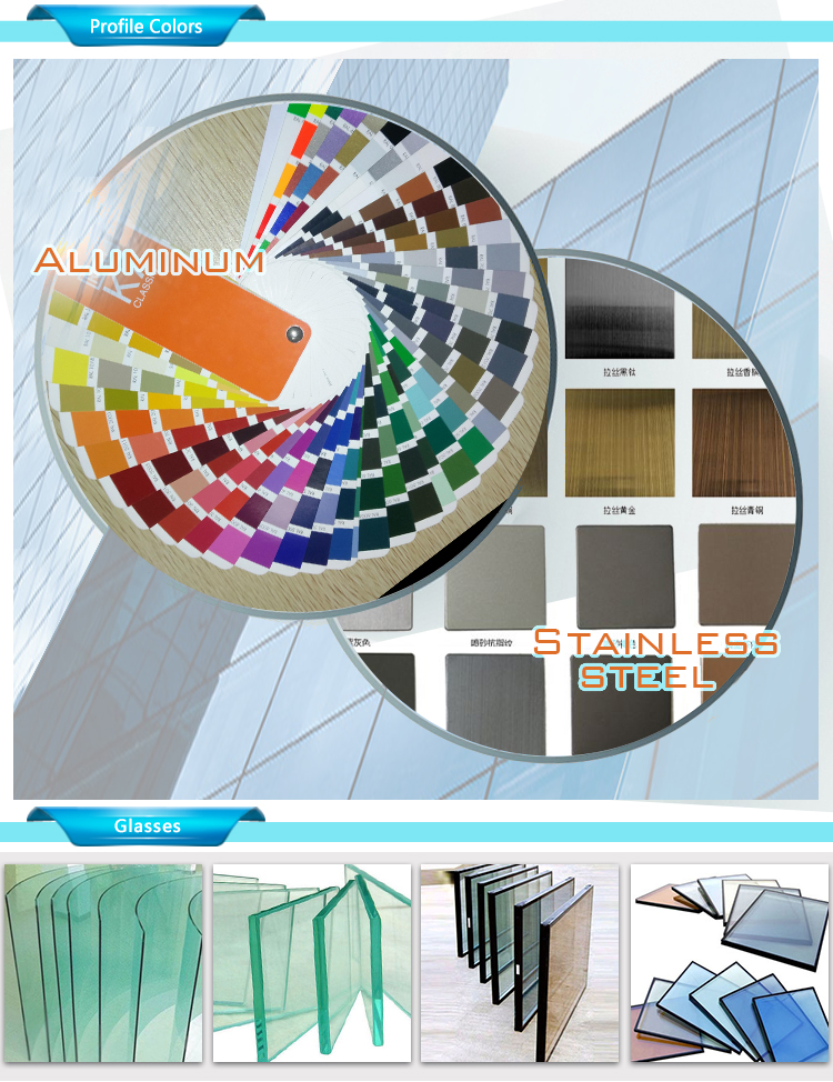 Electric Aluminum Automatic Sliding Door Temper Double Glass Entry Gate