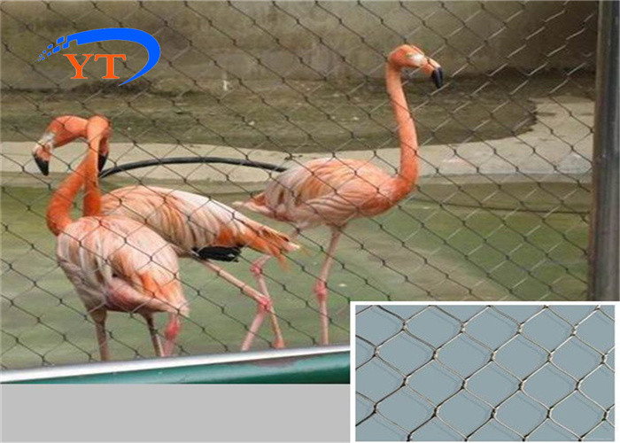 Outdoor SS304 Stainless Steel Aviary Mesh 7x7 Webnet High Temperature Resistance