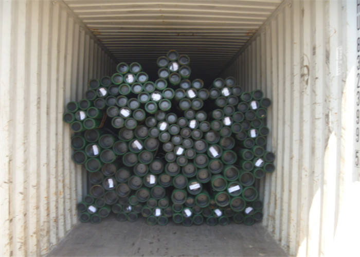 Thickness Wall Carbon Steel Pipes And Tubes SCH 40 With Plastic / Steel Ring