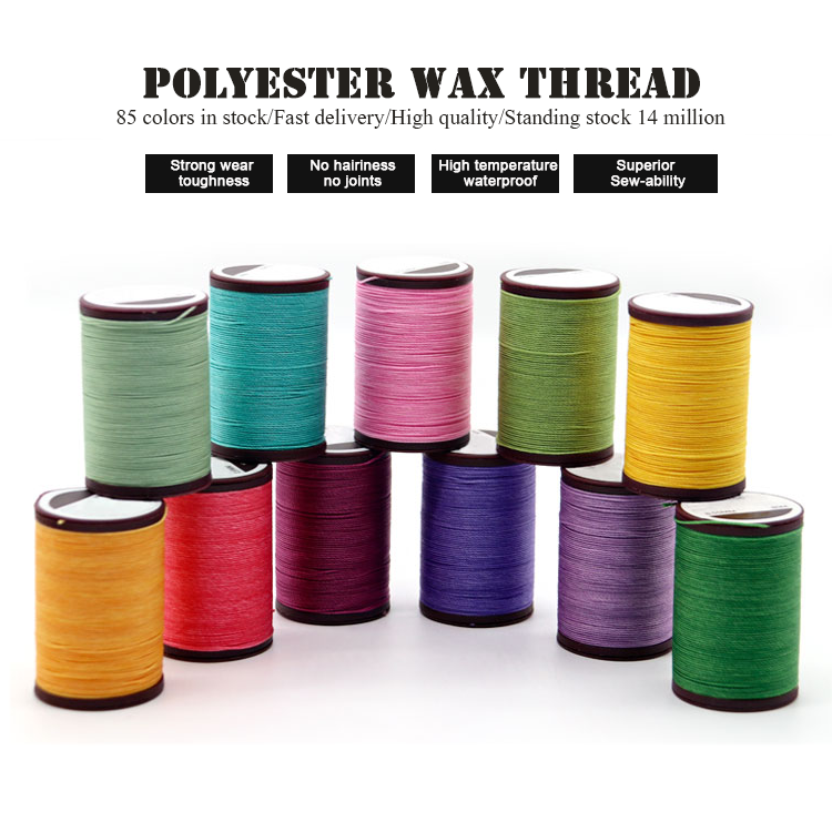 80m/Cone Kangfa Handmade Thread WEIXIN Waxed Polyester Thread 0.8mm for Jewelry Making