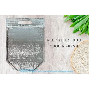 insulated Lunch Bag With Zip Lock & Handle, Reusable Cool & Thermal Bags, Cooler