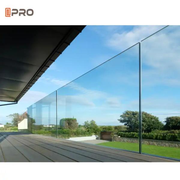 Aluminum Glass Balustrade U Channel System Swimming Pool Handrail Railing Clamp